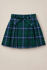 Mini Addison Skort in Emerald Plaid