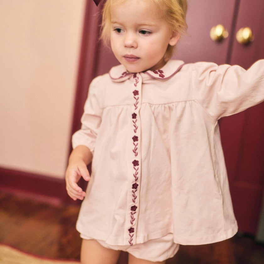 Collier Baby Set in Blushing Pink