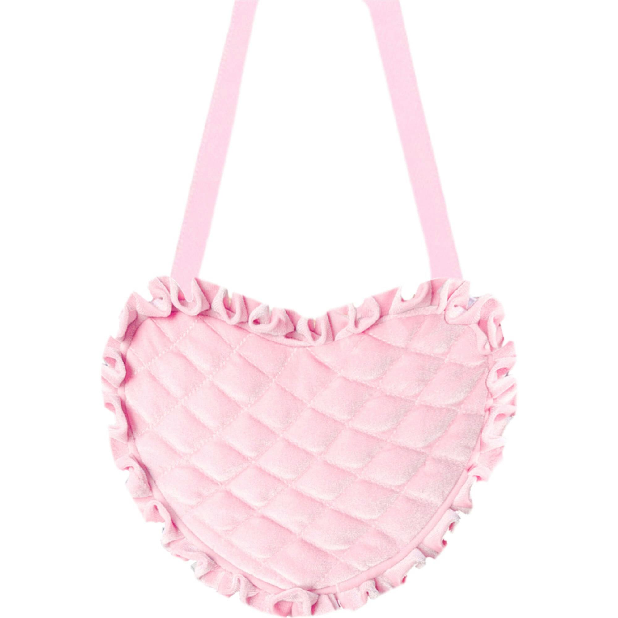 Quilted Velvet Heart Purse