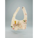 Soothe & Snap Pacifier Bib | Ivory Botanical