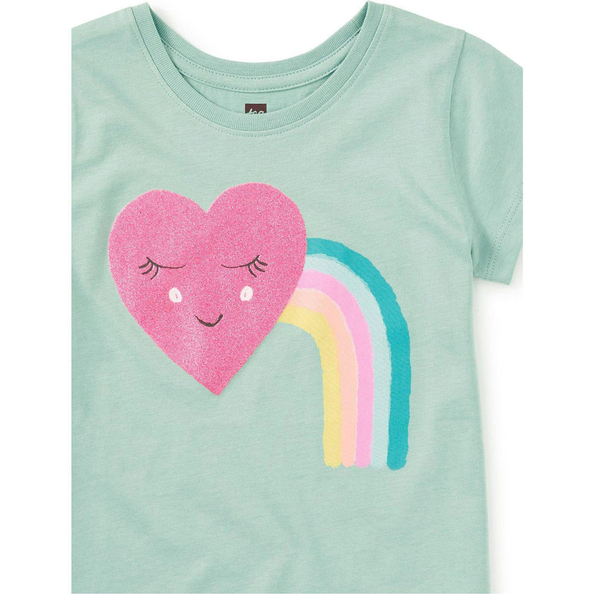 Love a Rainbow Graphic Tee, Green