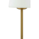Carson 12.75" Modern Minimalist Iron Rechargeable Integrated LED Table Lamp