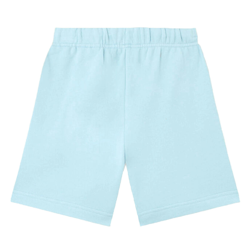 Baby Blue Brushed Logo Sweatshorts