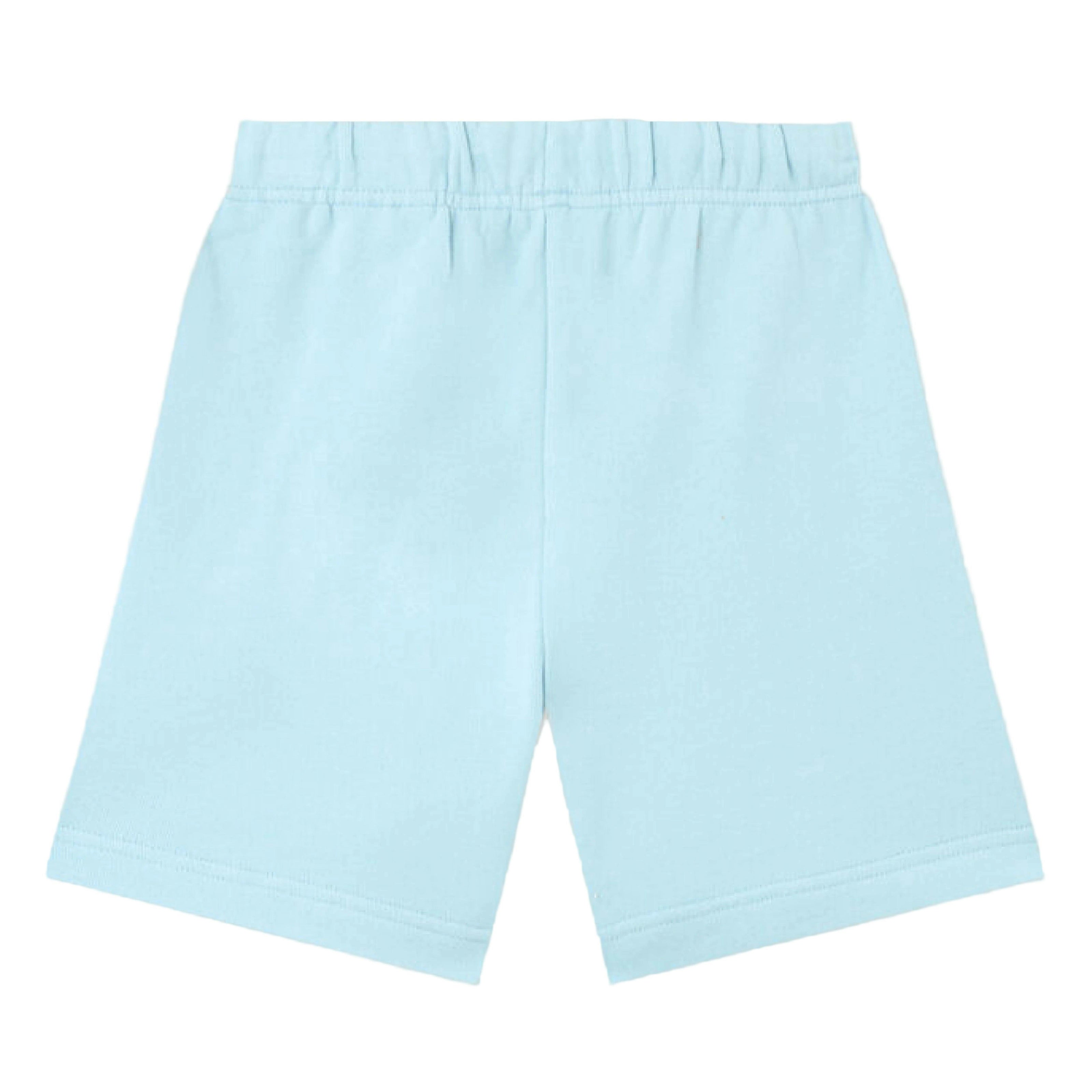 Baby Blue Brushed Logo Sweatshorts