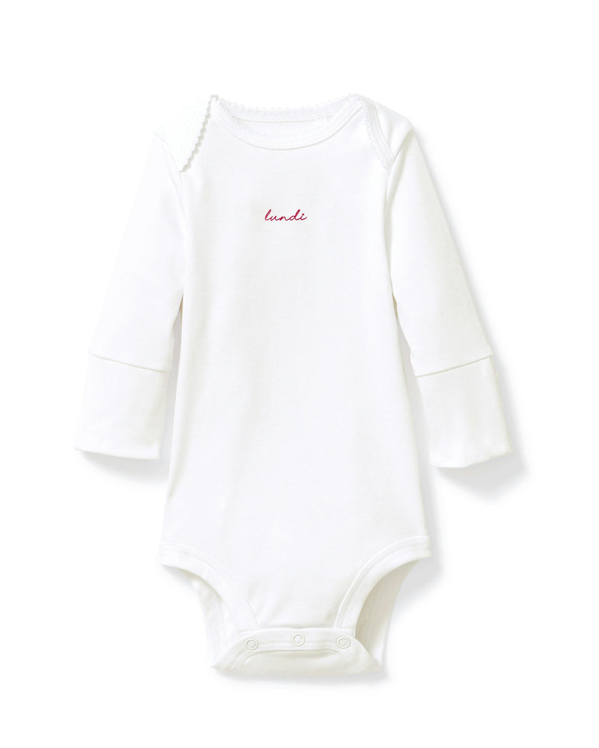 Baby's Pima Long Sleeve Onesie Set in French Lessons Pink