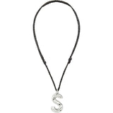 Grande Monogram Necklace in Silver