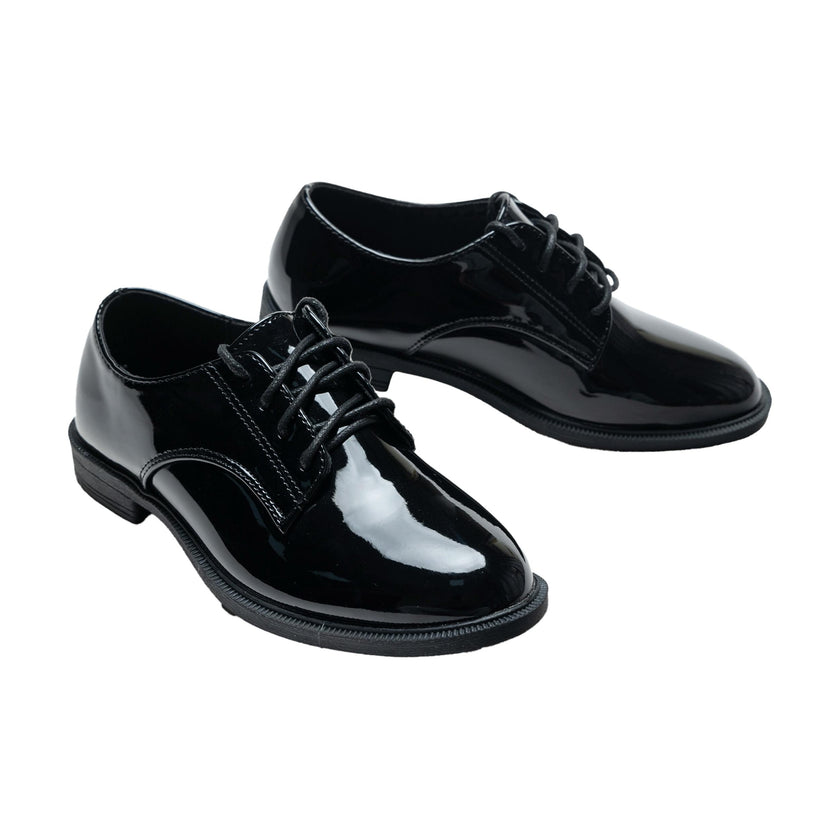 Black Oxford Laced Dress Shoes