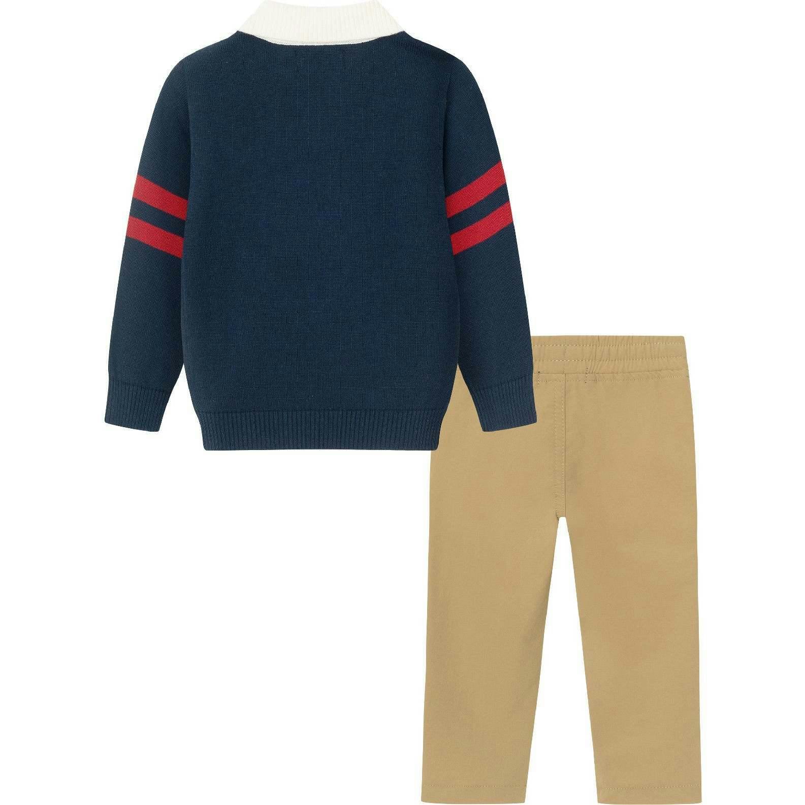 Infant 2-Piece Collared Sweater & Hybrid Pant