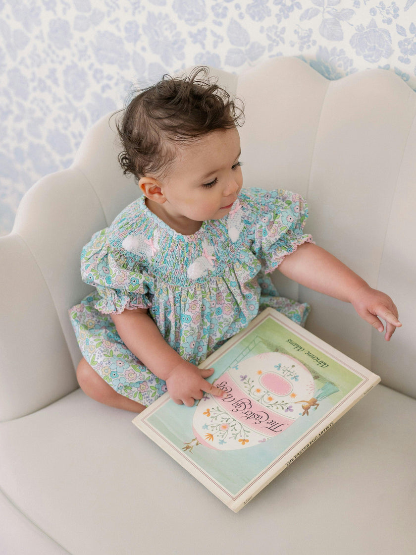 Polly Bunny Smocked Bubble