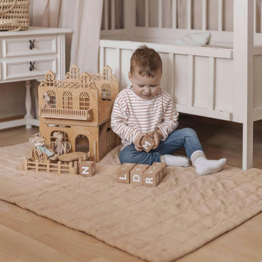 Anna Quilt Rectangular Baby Relax Mat