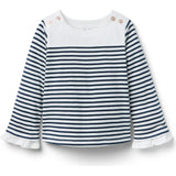 Striped Bell Sleeve Top