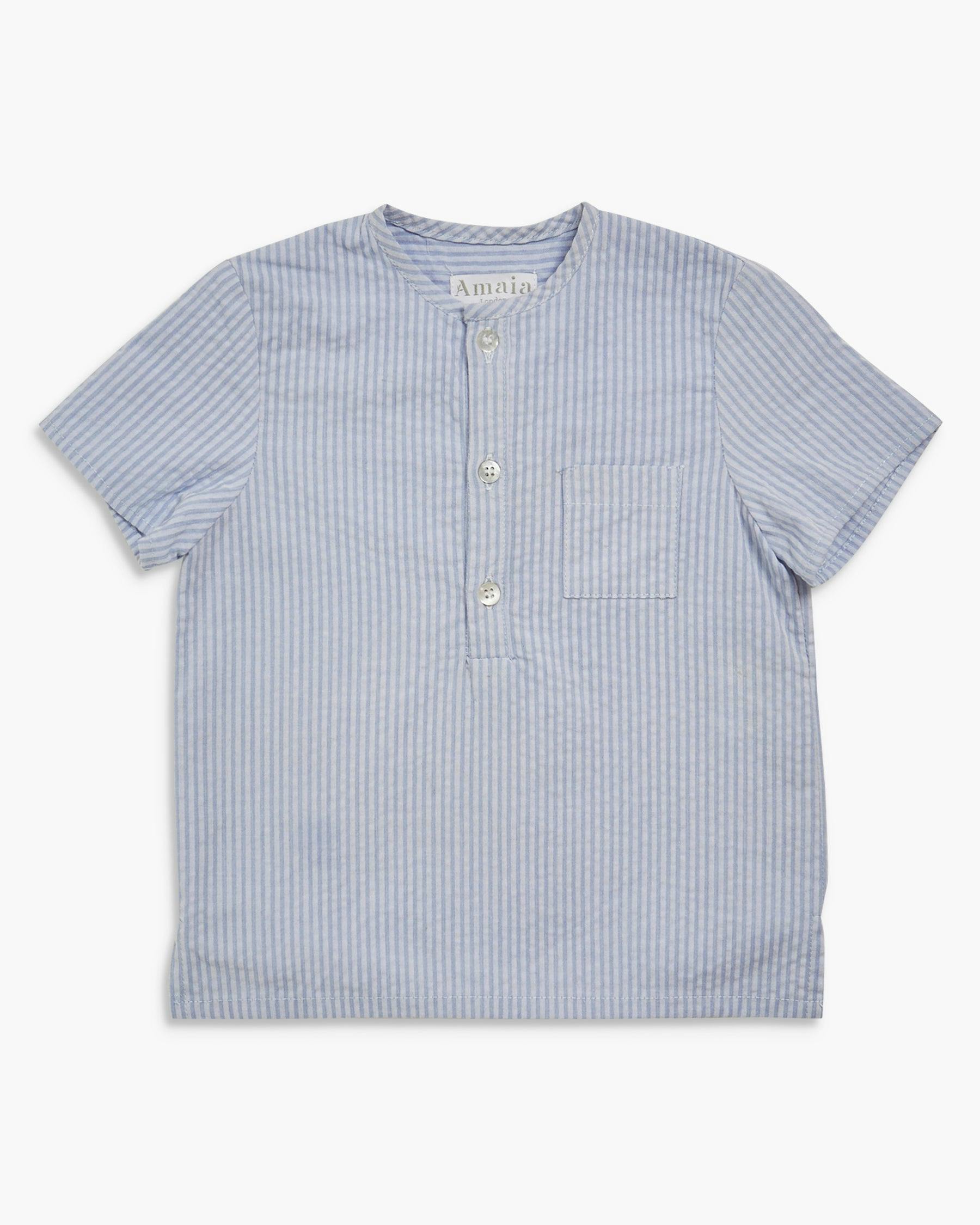 Victor Shirt Dusty Blue