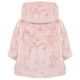 TARTINE ET CHOCOLAT Faux Fur Baby Coat - Rosée
