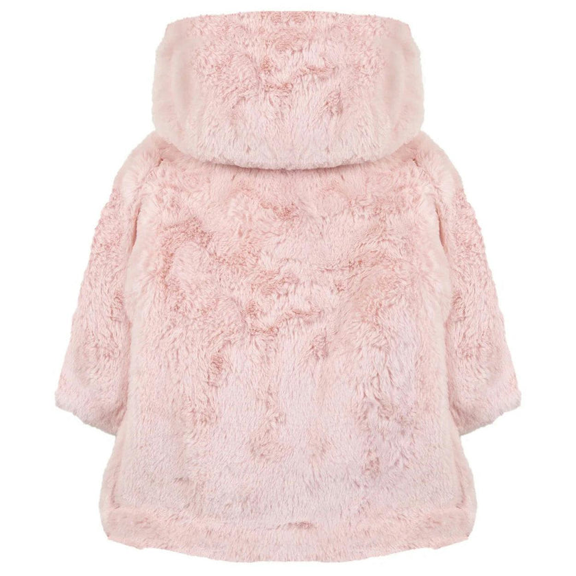 TARTINE ET CHOCOLAT Faux Fur Baby Coat - Rosée