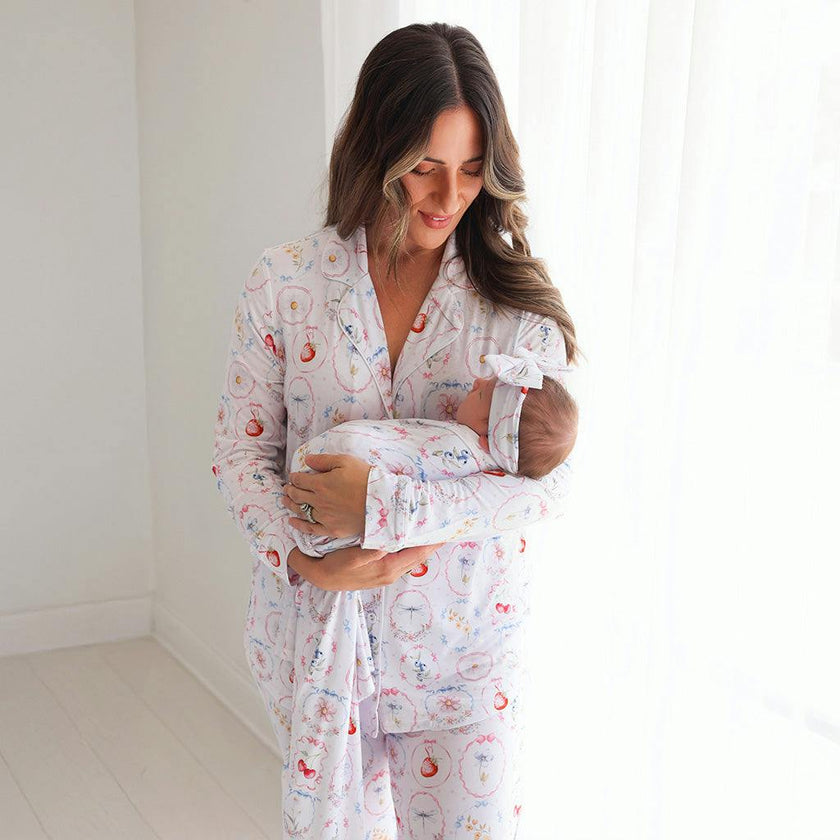 Caroline Picot Swaddle Headband Set