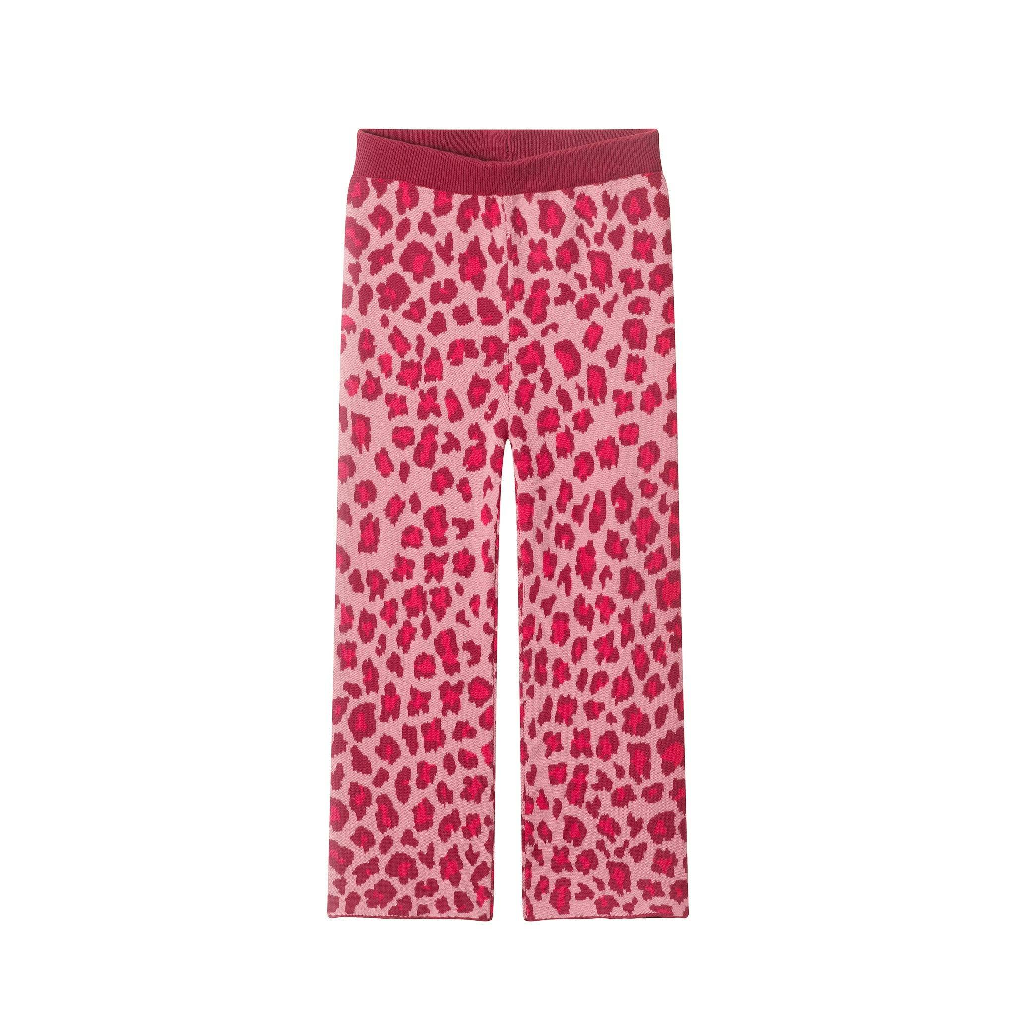 Two-Piece Sweater Set | Pink Leopard