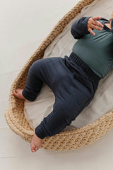 Baby Boy Pocket Pants in Nightfall Blue