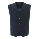 Navy Solid Vest & Bowtie