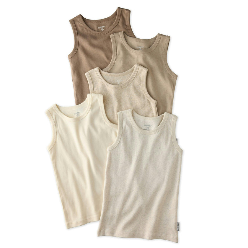 MALONE 5-Pack Toddler Tank Top Undershirts