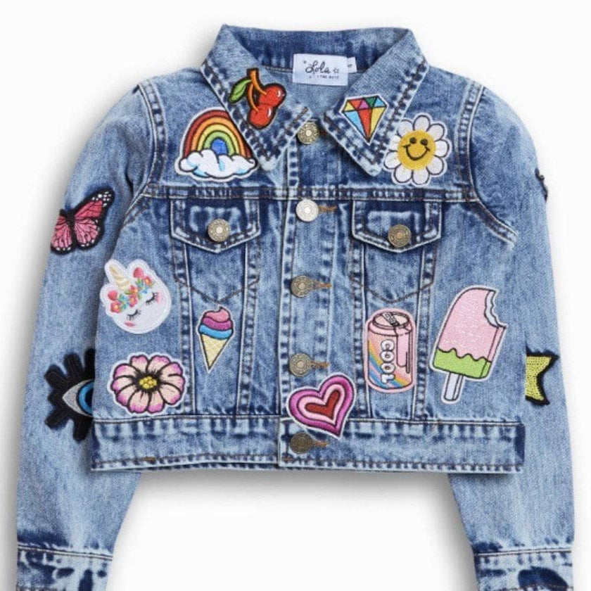 Women's All About The Patch Crop Denim Jacket