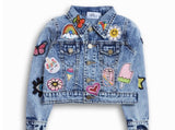All About the Patch Crop Denim Jacket