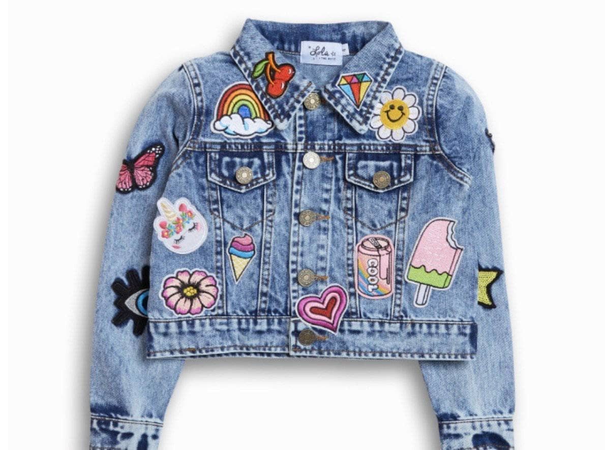 All About the Patch Crop Denim Jacket