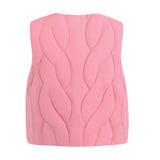 Pink Quilted Vest