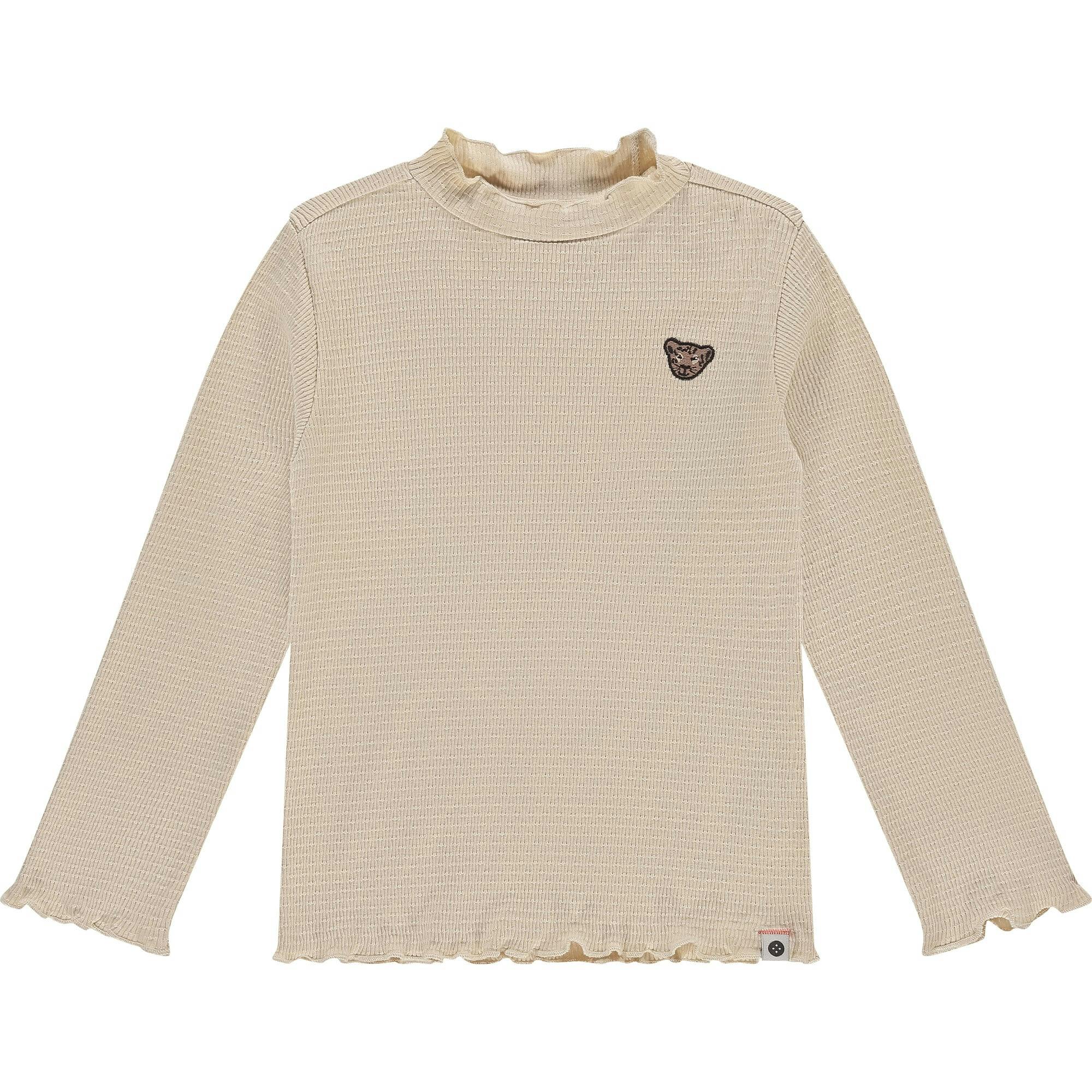 Ribbed Mock Neck Long Sleeve