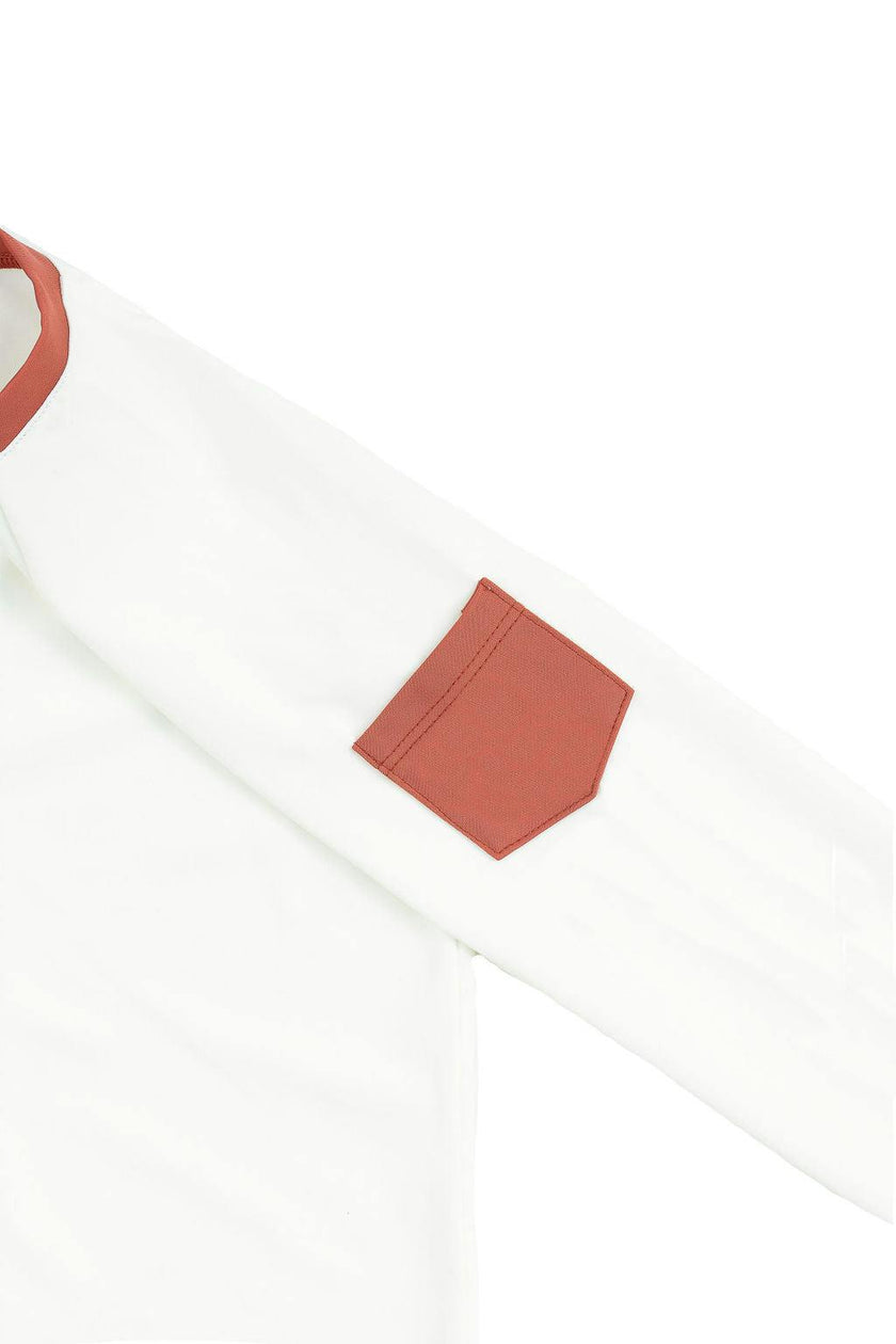 Leo Rashguard Ivory And Terracotta