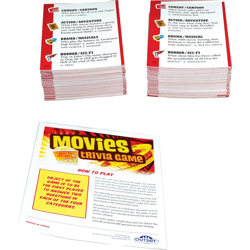 Movies Trivia Family Game