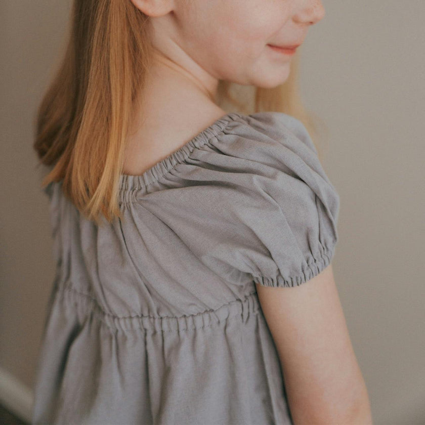 Kennedi Dress Short Sleeve |Muted Purple