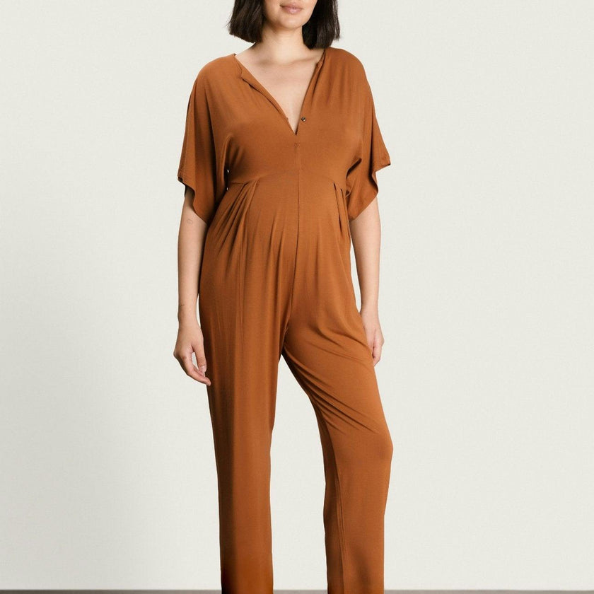 Women's Maternity Filipa V-Neck Short Sleeve Jumpsuit