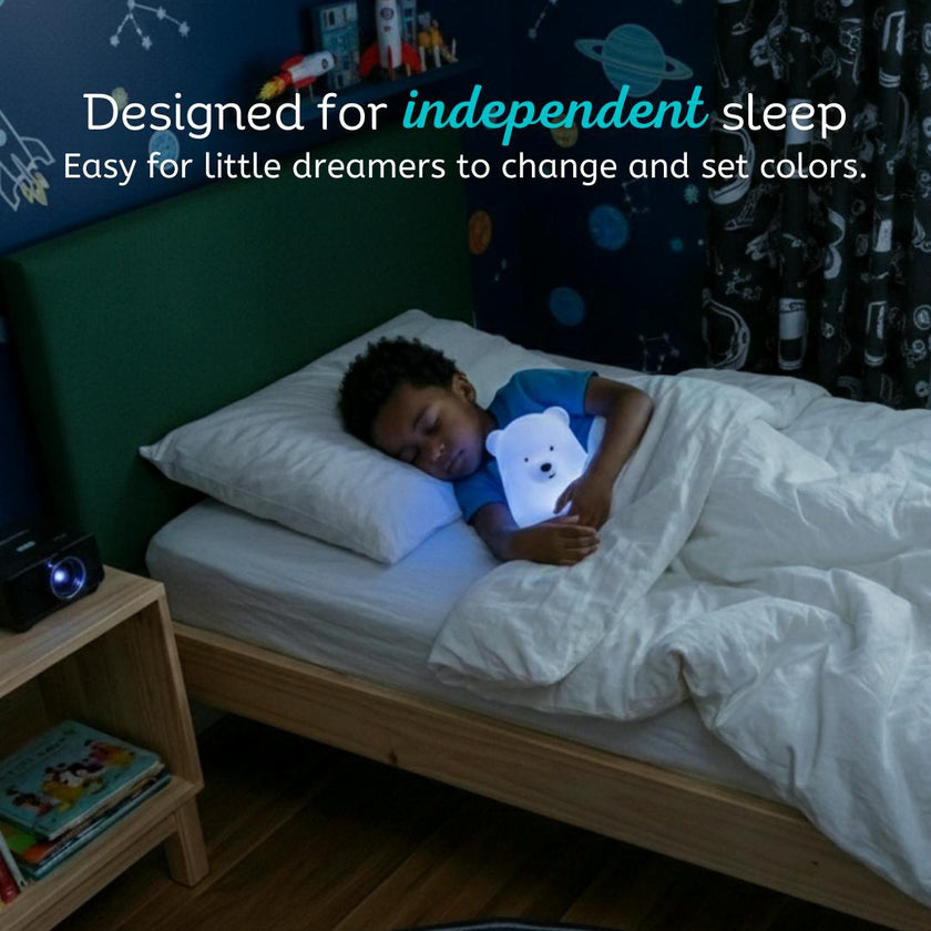 LumiPets® Bella the Bear- Children's Touch Night Light Junior