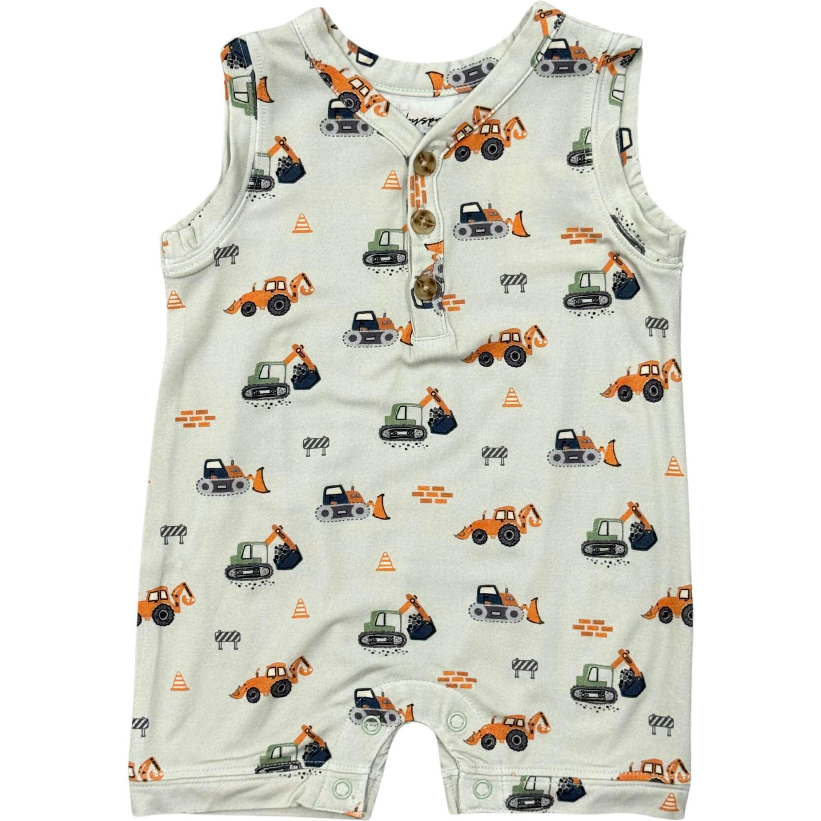 Boy's Sleeveless Romper