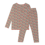girls Betsy Ann pima pajamas set made with Liberty Fabrics