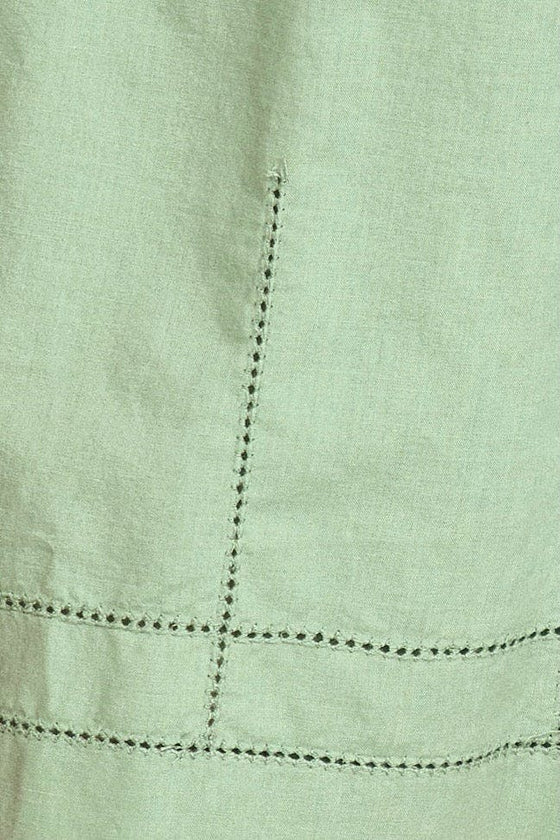 Woodstock Long Line Short in Mint