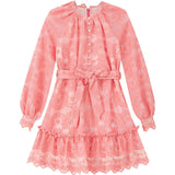 Kaia Lace Embroidered Mini Dress