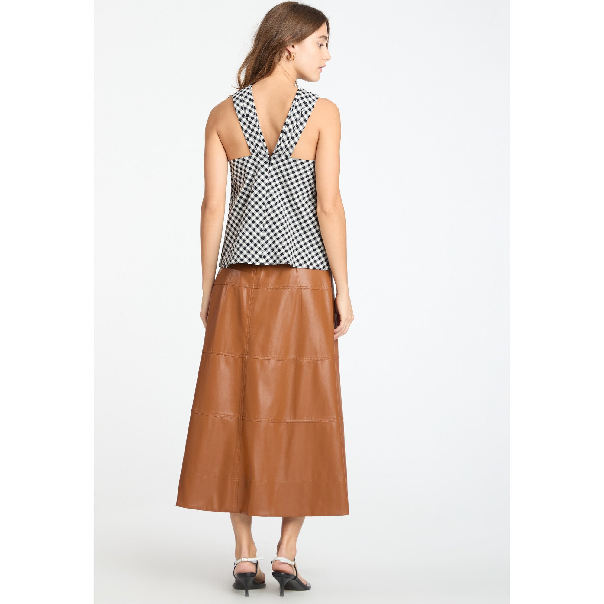 Women's Freya Top, Plaid