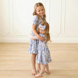 Briar Short Sleeve Ruffled Twirl Dress