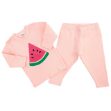Watermelon Terry Applique Two Piece Set