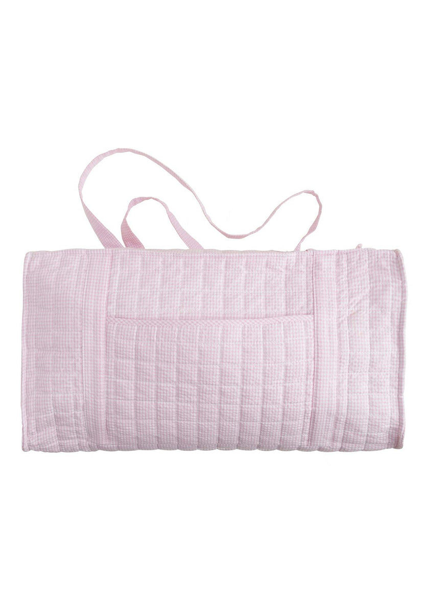 Quilted Luggage - Light Pink