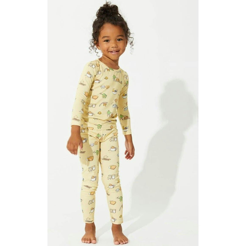 Love You Brunches Bamboo Kids Pajamas