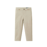 Kids White Buttondown Bowtie and Suspenders Set