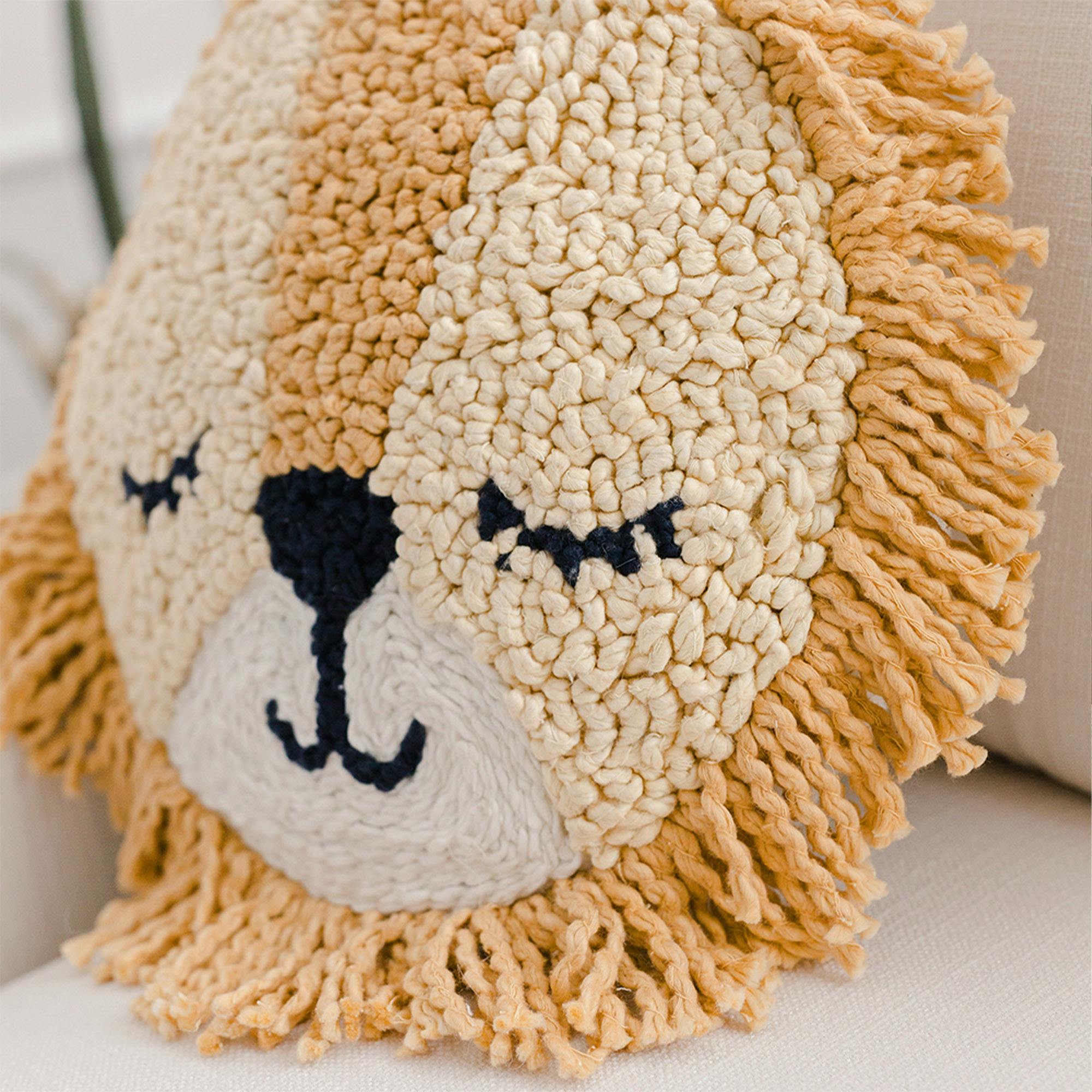 Lion Decorative Nursery Pillow