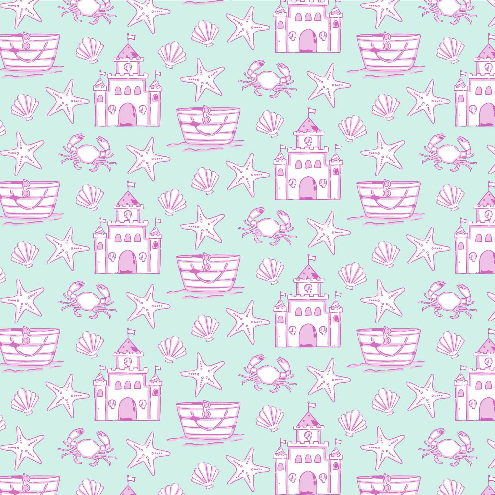Camden Girls' Dress Sandcastles Pink