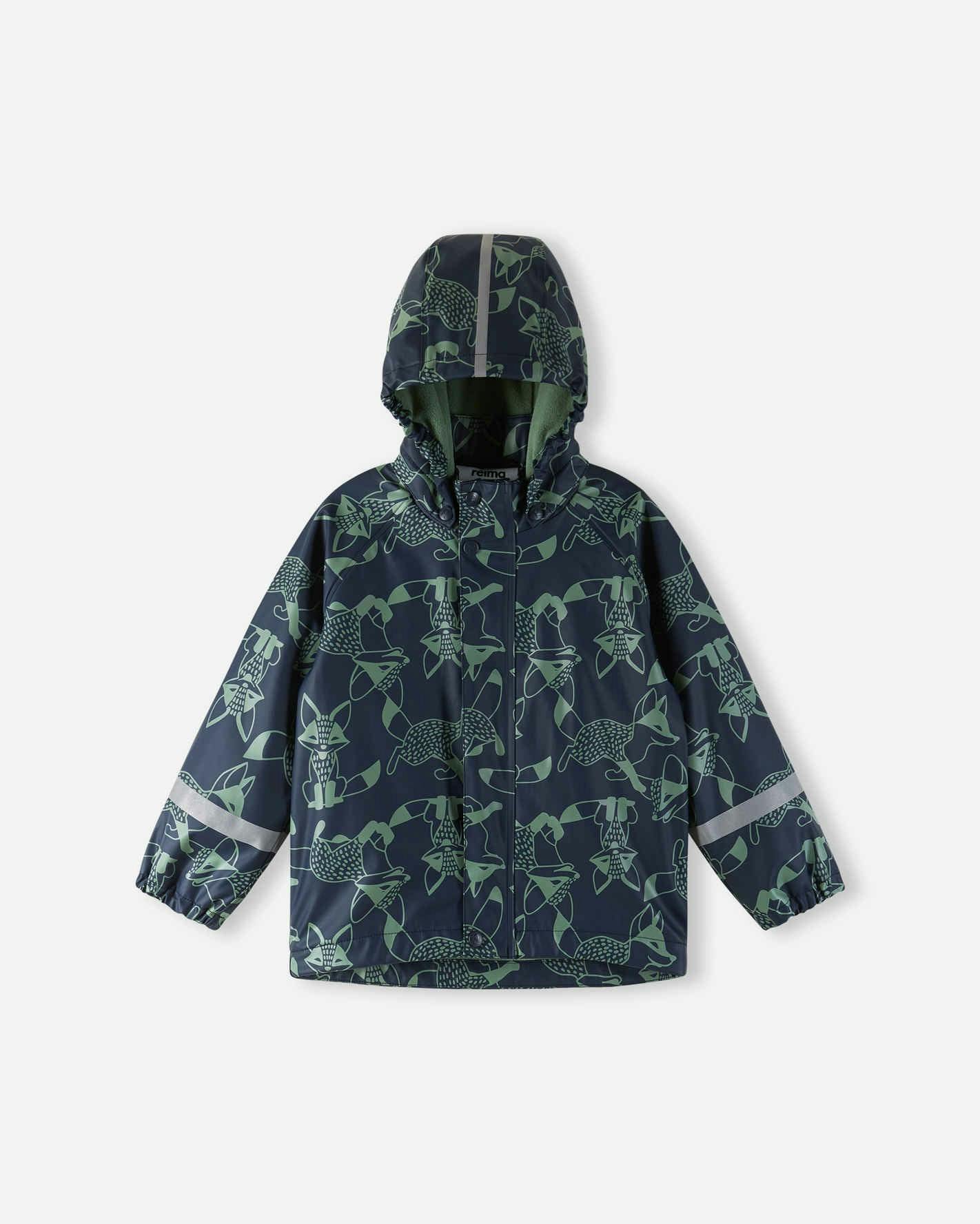 Koski - Fleece-Lined Rubber Rain Jacket