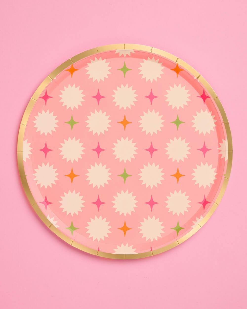 Palm Royale Plates - 32 paper plates, 2 sizes