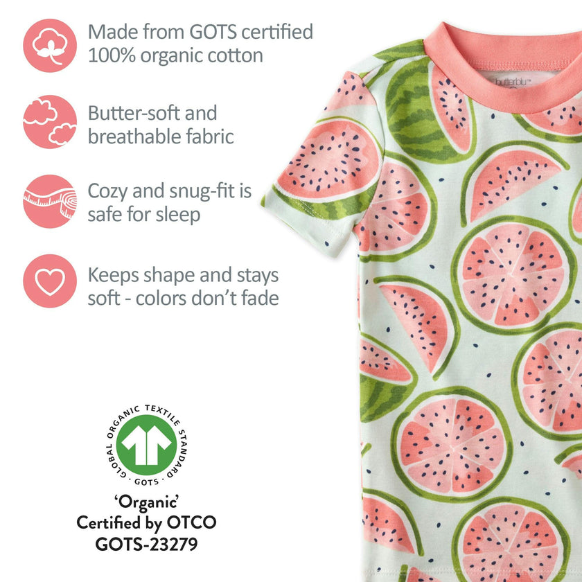 SHADE Snug-fit 2-Piece Toddler Pajamas for Boys & Girls