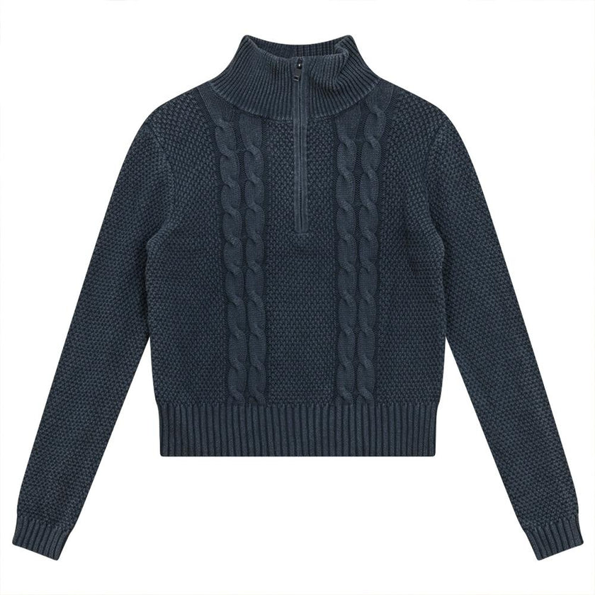 Cable Knit Crew Neck
