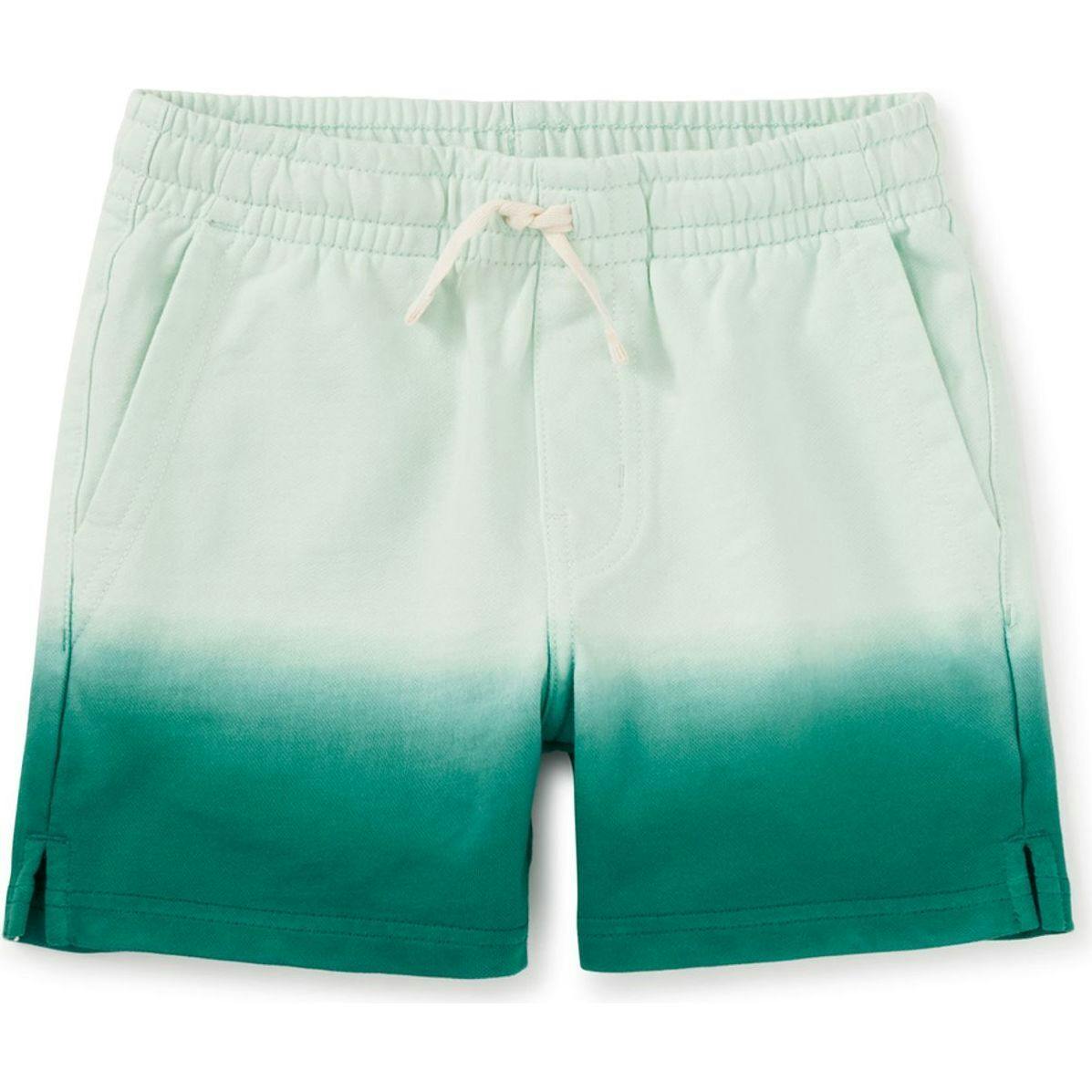 Dip Dye Knit Shortie, Green